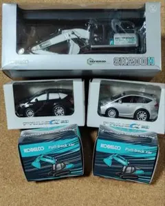コベルコSK200Hハイブリッド1/43スケール模型・プルバックカーセット非売品 コベルコSK200Hハイブリッド1/43スケール模型・プルバックカーセット