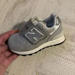 New Balance 313グレー ベロクロ 12cm、12.5cm