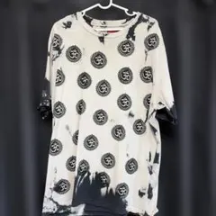 18aw supreme om tee black tie-dye