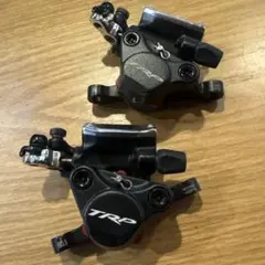 TRP HY/RD フラットマウント　前後セット　取付台座有り　新品未使用 送料無料」「ティーアールピー」HY/RD FM ディスクブレーキ フラット