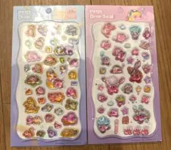 カービィ　硬い立体シール　2枚セット