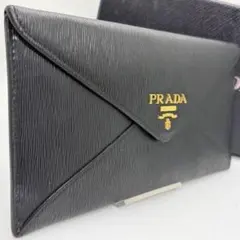 美品/RFID搭載✨プラダ　長財布　金ロゴ　ヴィッテロムーヴ　レザー　ブラックのサムネイル