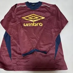 umbro ワインレッド 長袖シャツ
