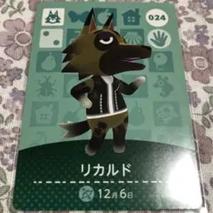 どうぶつの森 amiiboカード リカルド