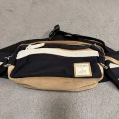 MASTER-PIECE ボディバッグ ブラック・ベージュ