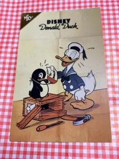 ドナルドダック　ディズニーストア　25周年　限定ポストカード