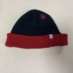 【大幅値下げ】VOLCOM 2-Tone Sheep Beanie 黒/赤