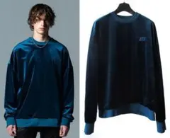 定価1.9万 glamb ベロア プルオーバーカットソー L