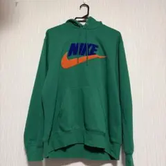 NIKEフードパーカー(グリーン)
