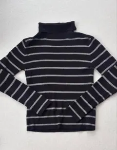 ❤︎CECIL McBEE❤︎ストライプ　タートルネック長袖トップス M