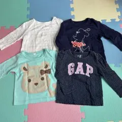 ベビー長袖トップス4枚セット　ユニクロ　西松屋　GAP 80⭐︎