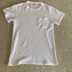 最終お値段JEMORGAN ワッフル ポケット Tシャツ ホワイト Lサイズのサムネイル