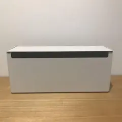 【美品】無印良品　スチールタップ収納箱フラップ式