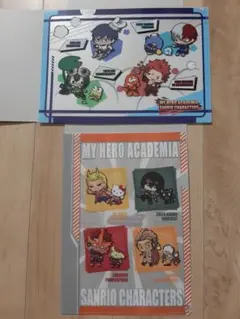 僕のヒーローアカデミア×サンリオキャラクターズ　 クリアファイル　２枚セット
