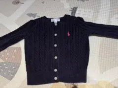 Ralph Lauren ケーブルニットカーディガン 18M ネイビー