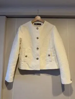 Zara ツイードジャケット　M