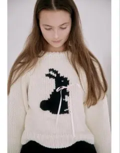 é animal knit epine セーター　ラビット épine animal knit - メルカリ