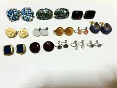 ★安心匿名配送★昭和、平成レトロ・イヤリング13点おまとめ品　u