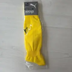 PUMA サッカーソックス イエロー 22-24cm