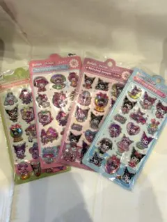 クロミ,マイメロ　オーロラぷくぷく3Dシール