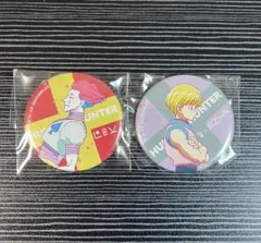 HUNTER×HUNTER レタコレ CANバッジ ヒソカ シャルナークのサムネイル