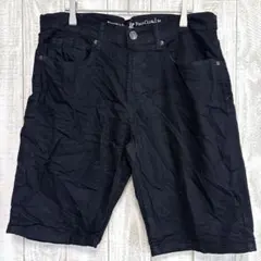 ポロクラブ ハーフパンツ ストレート 無地 34 黒 綿 ストリート シンプルのサムネイル