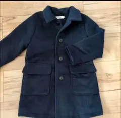 KOEコエウールコート ダークブルー110cmコエコートコエアウター結婚式七五三