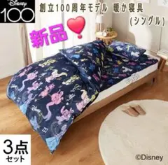 ラスト品❣️ ディズニー あったか カバーリングセット 3点セット(シングル)
