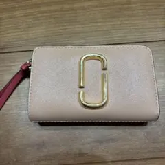 MARC JACOBS 二つ折り財布 ピンク ベージュ