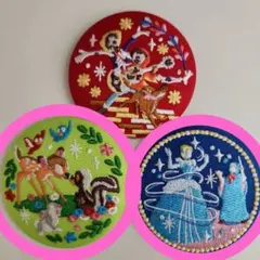 まはろ様専用☆ディズニー 刺繍缶バッジ2
