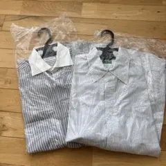 MEGURO order SHIRTS 鎌倉 ストライプシャツ 2枚セット
