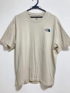 【訳あり新品未使用】韓国ノースフェイス　メンズ　Tシャツ　Ｌ　ライトベージュ