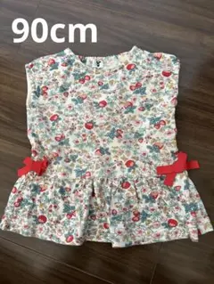 コンビミニ　いちご柄 チュニック 90cm