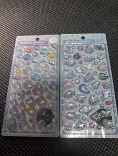 正規品　BONBON DROPシール 海の生き物　2シート　イルカ　クラゲ