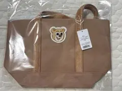 新品未使用　フェイラー　オールドテディ　ワッペントートバッグ　Lサイズ　ベージュ