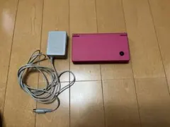 任天堂 Nintendo DSi 本体 ピンク 充電器、ソフト付き