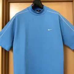 未使用 ナイキ ゴルフ モックネック ポリエステル Tシャツ ゴルフウェアのサムネイル