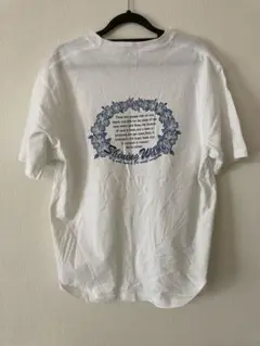 hill crop プリント Tシャツ LL ホワイト