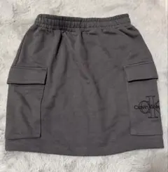 Calvin Klein Jeans グレー ミニスカート XS