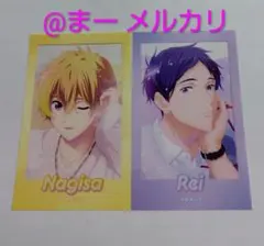 Free! フリー クリアステッカー 葉月渚 竜ヶ崎怜