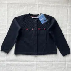 familiarファミリア　さくらんぼ　カーディガン 100　新品未使用タグ付き