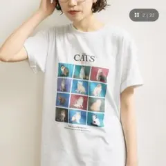 Fig London the CAT Tshirt Mサイズ アッシュグレーのサムネイル