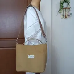 ショルダーバック（インド刺繍リボン）