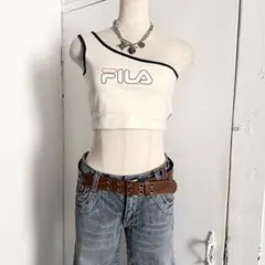 FILA×GYDA ワンショルダー ノースリーブ 短丈 ブラトップ y2kのサムネイル