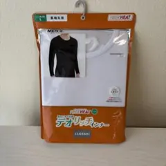 CLOSSHI FIBER HEAT メンズ 長袖丸首インナー Lサイズ