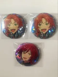 あんスタ プロセカ ホログラム缶バッジ 逆先夏目 月永レオ