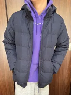 美品☆green label relaxingネイビー ダウン155cm 通学