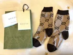 し*ー様 GUCCI グッチ ノベルティ シュシュ ブラウン ログパターン ヘア し*ー様 GUCCI グッチ ノベルティ シュシュ ブラウン ログパターン