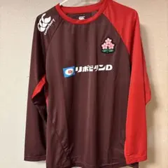 『長袖』ラグビー日本代表　(カンタベリー、日本生命、リポビタンＤ) 早い者勝ち✨】カンタベリー ラグビー 日本代表 ユニフォーム L