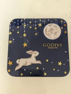 GODIVA 星と月デザイン 空き缶2025